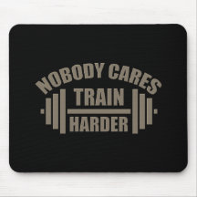 Alfombra de ratón de motivación de gimnasio Entren