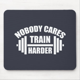 Alfombra de ratón de motivación de gimnasio Entren