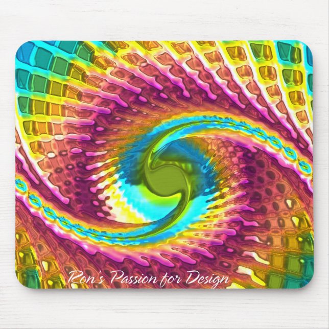 Alfombra de ratón Fractal Glass 7 (Frente)