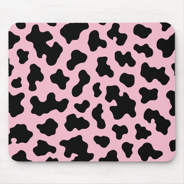 Alfombra de ratón personalizada de cuero de vaca e (Frente)