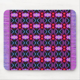 Alfombra de ratón violeta y azul vibrante