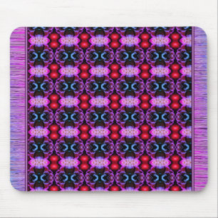 Alfombra de ratón violeta y azul vibrante