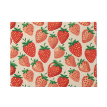 Alfombra de suelo de cocina Fresas Fresas