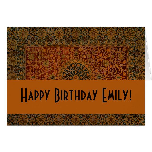 Alfombra de tapiz William Morris (Anverso (Horizontal))