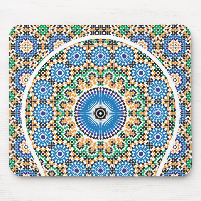 Alfombra decorada en mosaico (Frente)