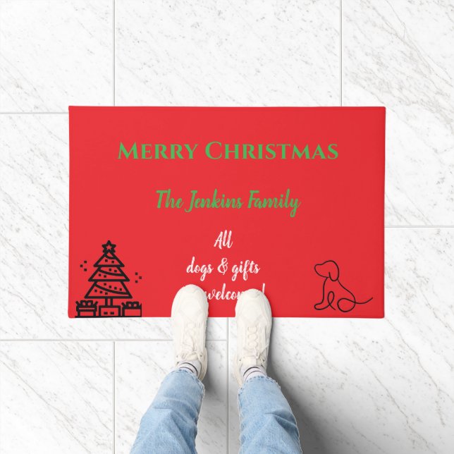 Alfombra divertida de Navidad  (Interior)