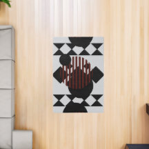 Alfombra geométrica abstracta moderna