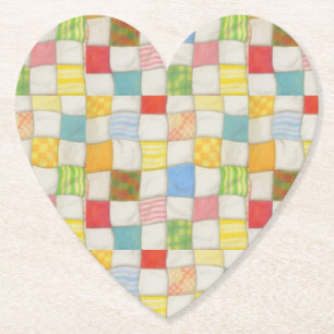 ALFOMBRA LOCA Corazon Posavasos de Papel
