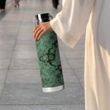 Alfombra Madinah Rawdah y Botella de Agua con Cúpu