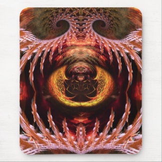 Alfombra mágica de ratón Arte fractal del árbol de