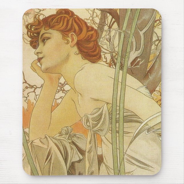 Alfombra para ratón Art Nouveau (Frente)