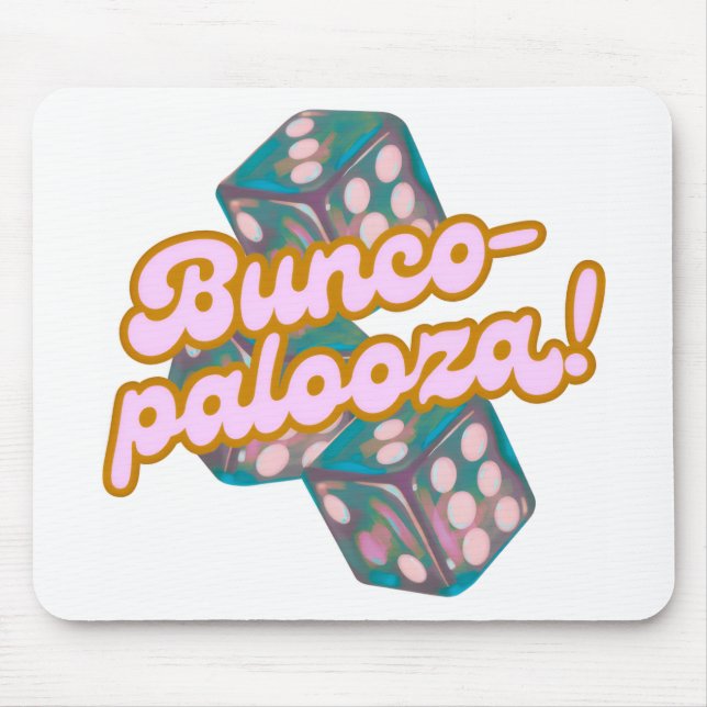 Alfombra para ratón Bunco-palooza (Frente)