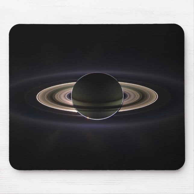 Alfombra para ratón Saturno resplandeciente (Frente)