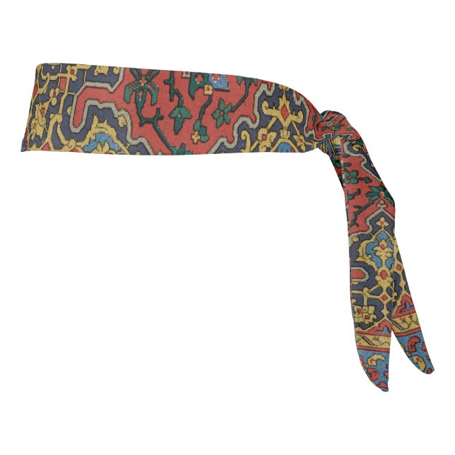 Alfombra Persa Clásica Roja Azul (Girar 90)