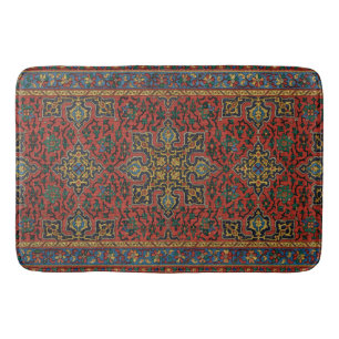 Alfombra Persa Clásica Roja Azul