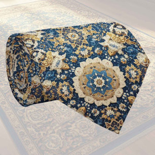 Alfombra Persa de Diseñador de Lujo Corbata de C