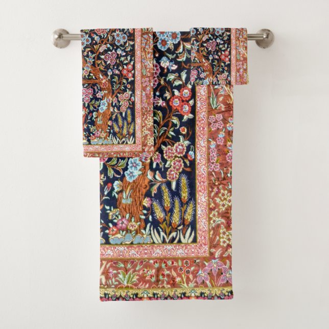 Alfombra Persa de Floral Oriental (In situ)