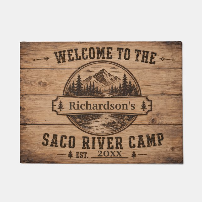 Alfombra Personalizada Saco River Camp (Anverso)