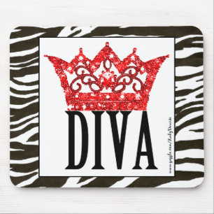 Alfombra roja Diva Mousepad