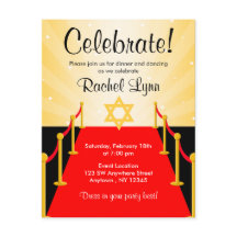 Alfombra roja Hollywood Bat Mitzvah Recepción