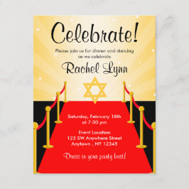 Alfombra roja Hollywood Bat Mitzvah Recepción