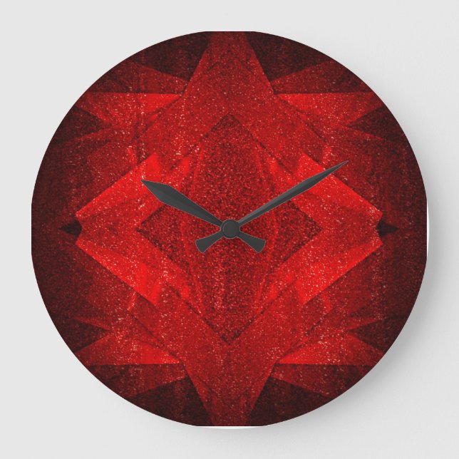 Alfombra roja - reloj de pared (Anverso)