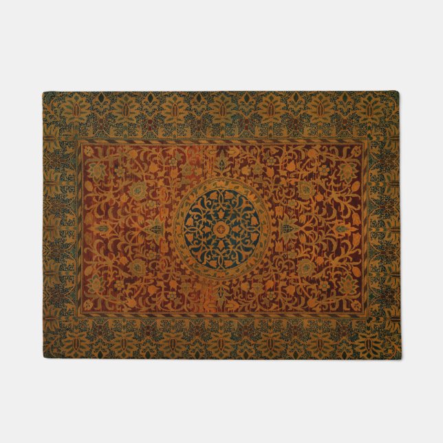 Alfombra tapiz de William Morris (Anverso)