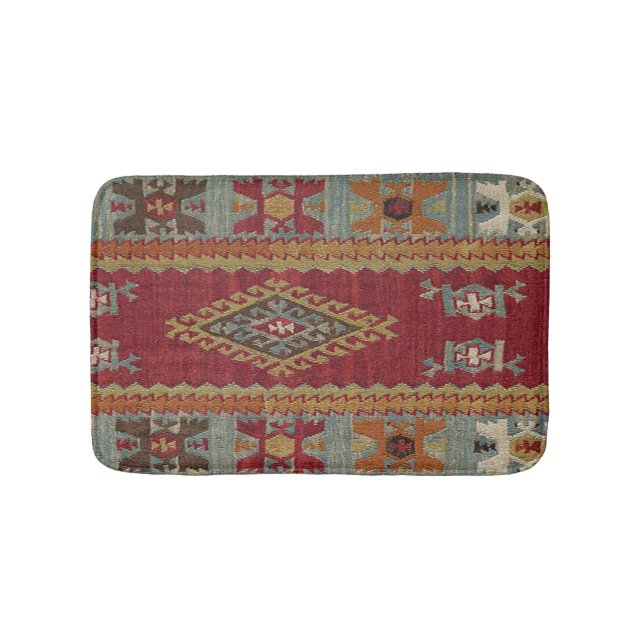 Alfombra Turca Antigua Kilim Rug (Anverso)