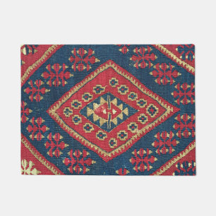 Alfombra Turca Kilim Antique Rojo Azul