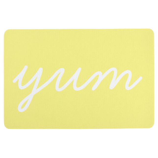 Alfombra Yum el decir divertido del appetit del bon del (Anverso)