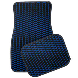 Alfombras Azules de Rejilla para Coche Juego Compl