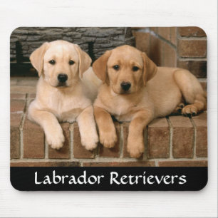 Alfombras para ratón de Cachorros Labrador Retriev