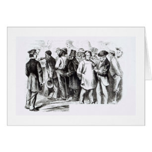 Alfombre a los Baggers, últimos 1860s (grabado)