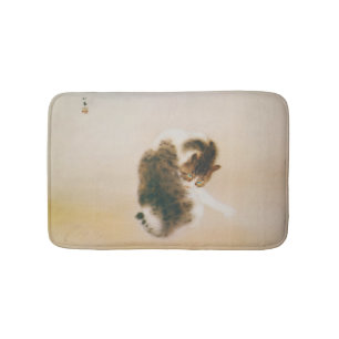 Alfombrilla De Baño 猫, 栖 鳳 Cat, Seihō, Arte Japonés