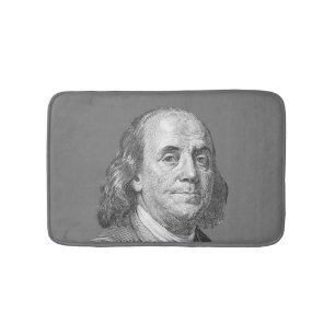 Alfombrilla De Baño 100 dólares, Benjamin Franklin