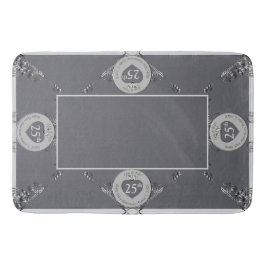 Alfombrilla De Baño 25.º/cualquier Boda Aniversario Bath Mat