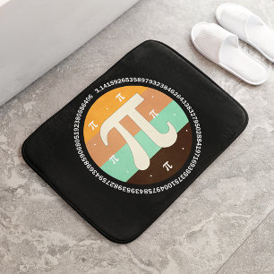 Alfombrilla De Baño 3.14 Diseño del Día Nacional de Pi - Idea de Regal