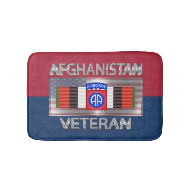Alfombrilla De Baño 82ª División Aérea Afganistán Veterano (Anverso)