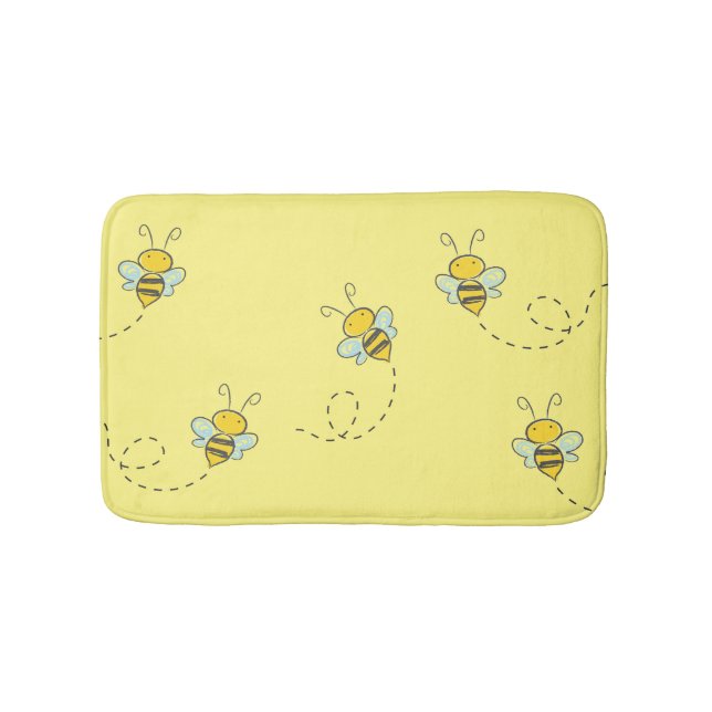 Alfombrilla De Baño Abeja ocupada (Anverso)