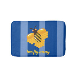 Alfombrilla De Baño abeja vuela