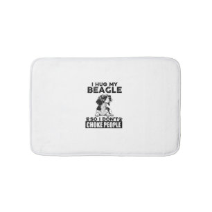 Alfombrilla De Baño Abrazo Mi Beagle Para No Ahogar A La Gente Perro G