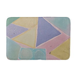 Alfombrilla De Baño Abstracciones Serenas: Un Sueño en Pastel
