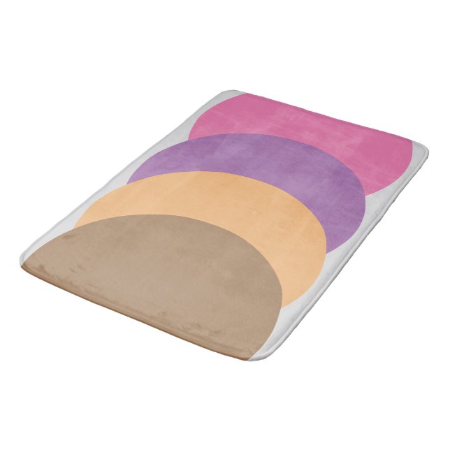 Alfombrilla De Baño Abstract Bath Mat - Escudo colorido (Angular)