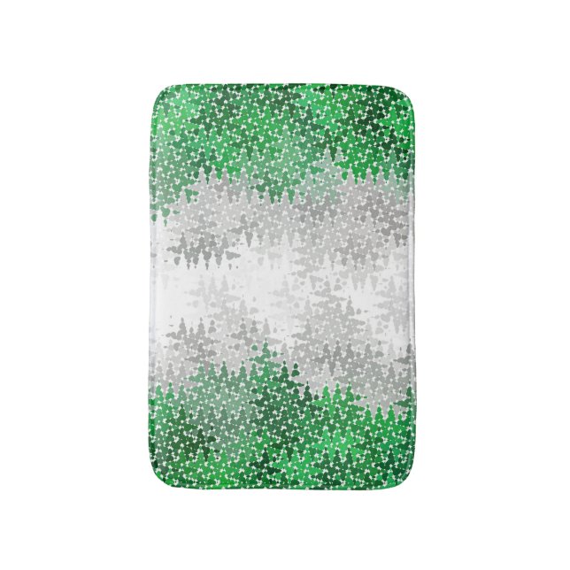 Alfombrilla De Baño Abstract Grayromantic  Pride Flag (Frente vertical)