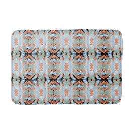 Alfombrilla De Baño Abstract Split Ends Pattern And Soft Pastels