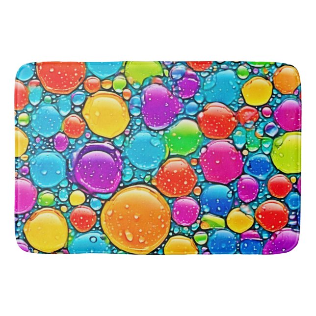 Alfombrilla De Baño Abstracto Drogas Líquidas (Anverso)