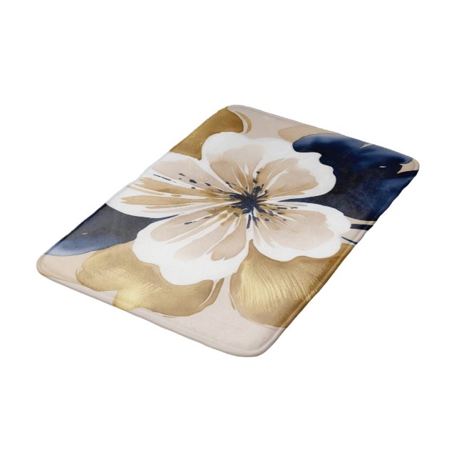 Alfombrilla De Baño Abstracto Floral (Angular)