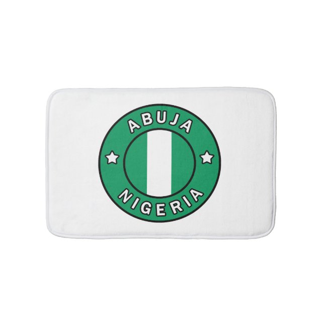 Alfombrilla De Baño Abuja Nigeria (Anverso)