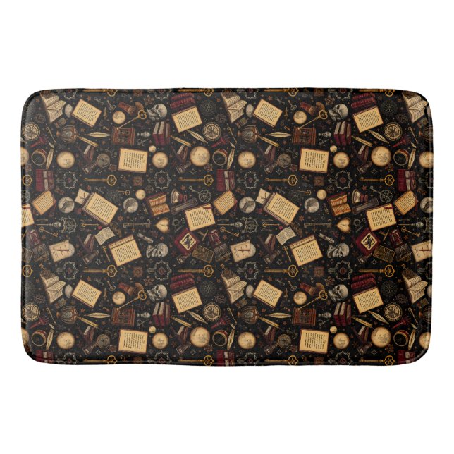 Alfombrilla De Baño Academia Gótica Oscura Bath Mat - Misterioso y Ref (Anverso)
