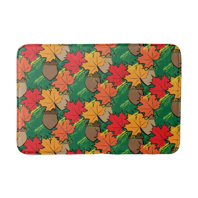 Alfombrilla De Baño Acordes y hojas III (Anverso)